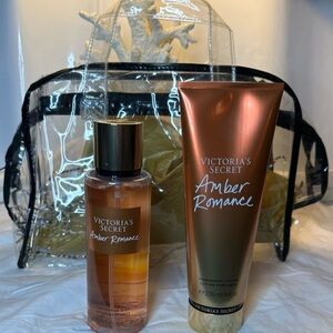 VICTORIA’S SECRET AMBER ROMANCE LOTION and MIST SET